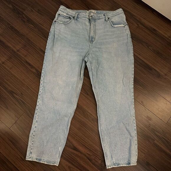 Abercrombie & Fitch 90s straight ultra high rise jeans 34/18s - Picture 1 of 9